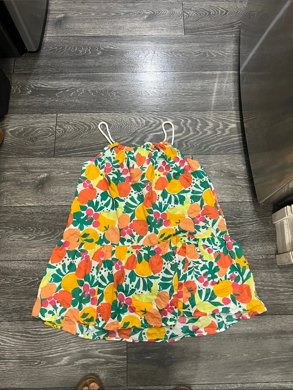 J. Crew Multicolor Floral Print Top - Green, Coral, Yellow, Pink, White